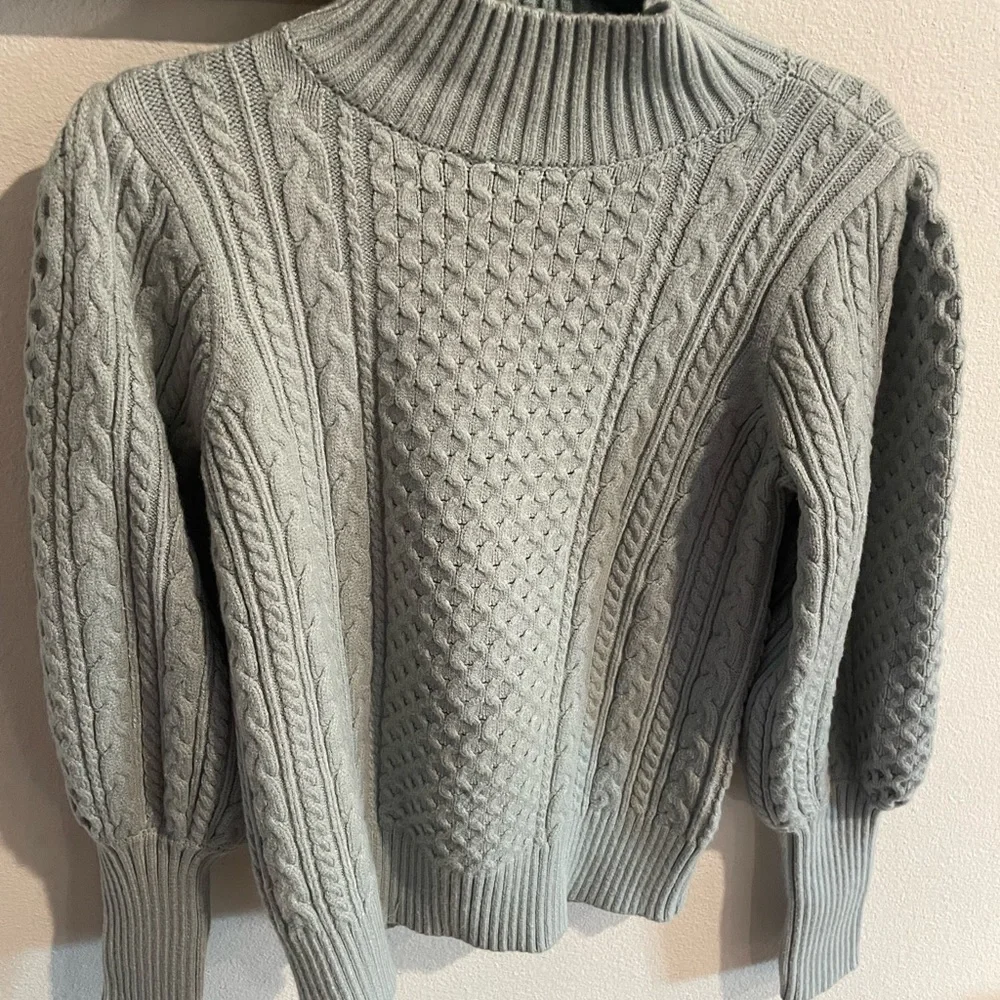 Industry Cozy‎ Knit Sweater in Soft Blue Size XS